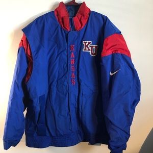 Vintage Nike KU coat Kansas university